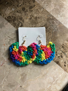 Colorful boho dangles