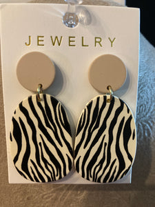 Animal Print earrings