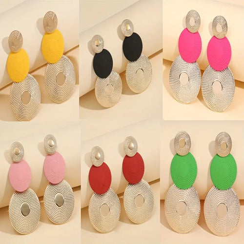 Multi-layer Round Earring