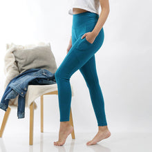 Load image into Gallery viewer, WIDE WAISTBAND LEGGINGS WITH POCKETS