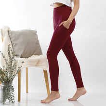 Load image into Gallery viewer, WIDE WAISTBAND LEGGINGS WITH POCKETS