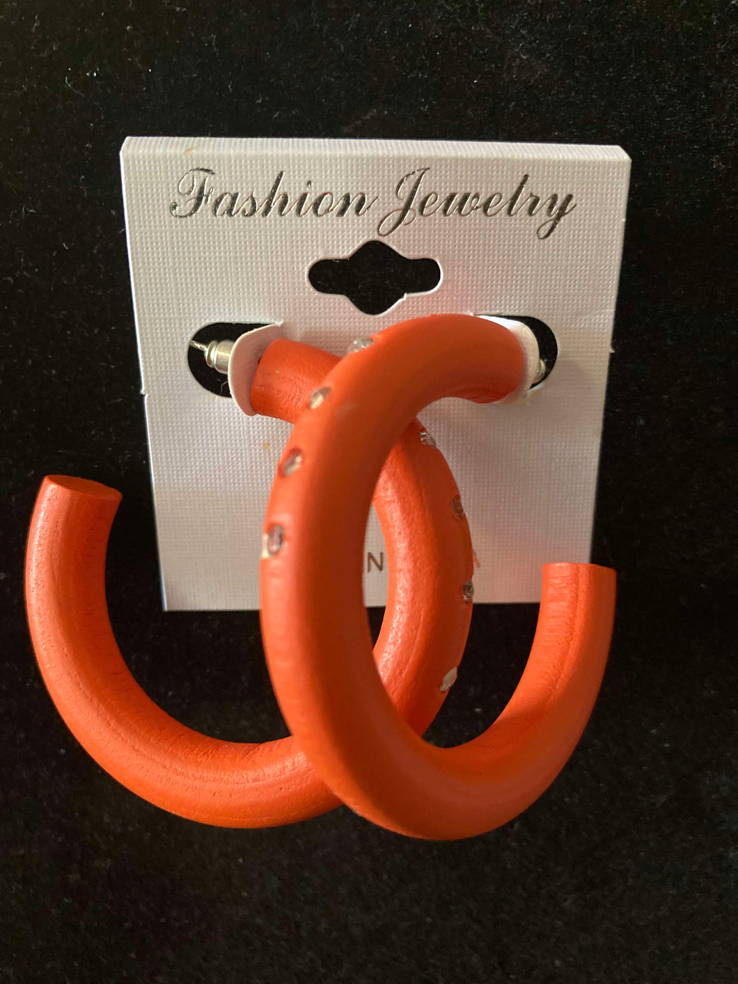 Orange Wooden Hoops