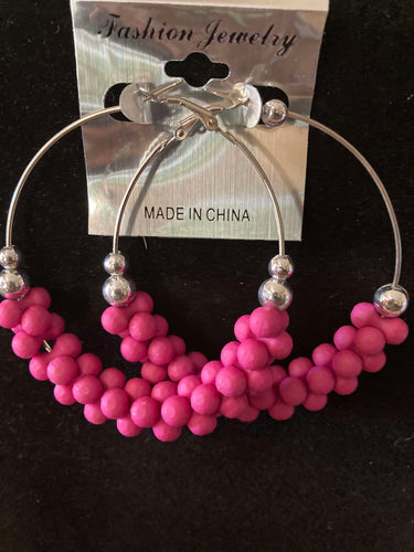 Fuchsia Hoops