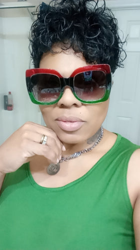 Women's Oversized Colorful Sunglasses