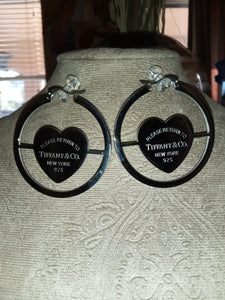 Tiffany Heart Hoops