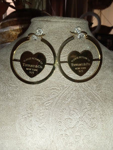 Tiffany Heart Hoops