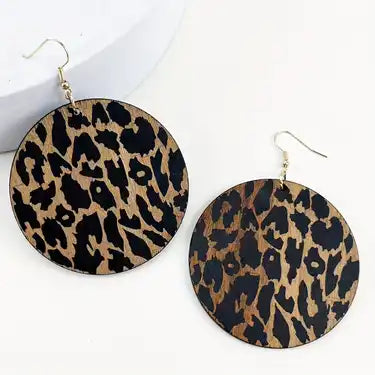 Animal Print earrings